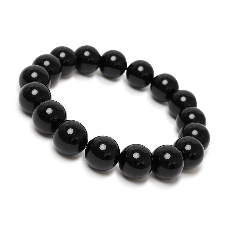 チベット モリオン12mm シンプルブレスレット | 