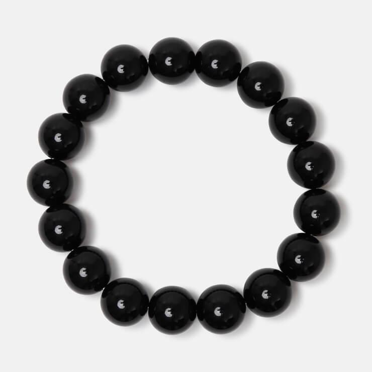 チベット モリオン12mm シンプルブレスレット |  | 02