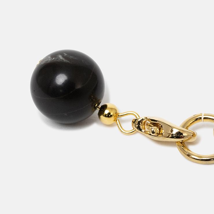 那智黒石（三重県）10mm　ストラップ |  | 01