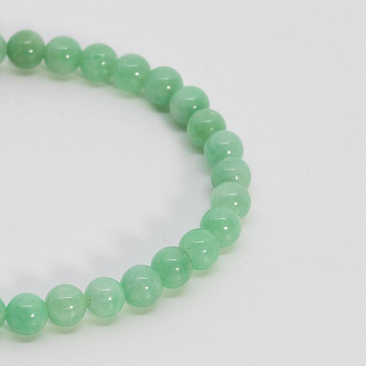 【一点もの】マトリクスグリーンベリル5mm シンプルブレスレット【鑑別書付き】 |  | 05