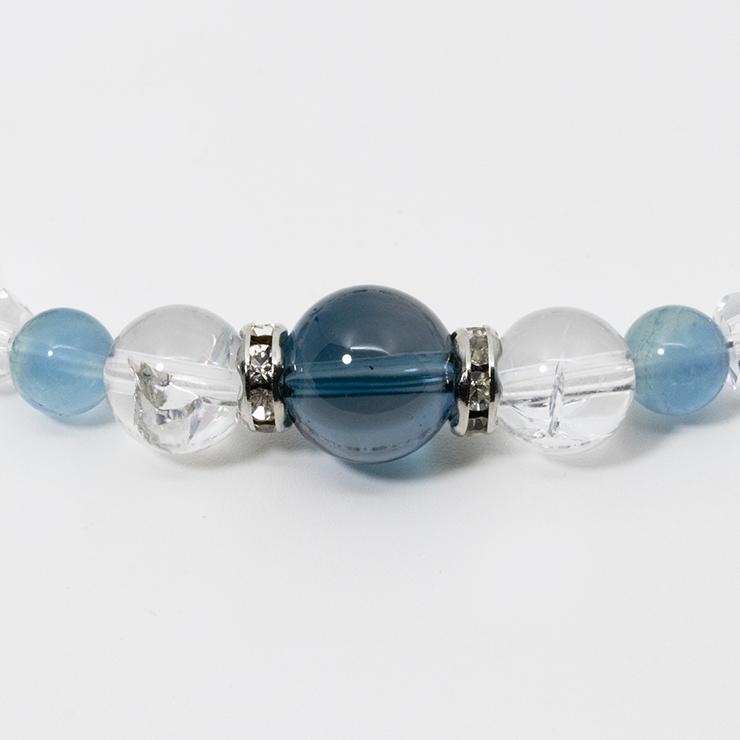 一点もの】ロンドンブルートパーズ デザインブレスレット : パスクル