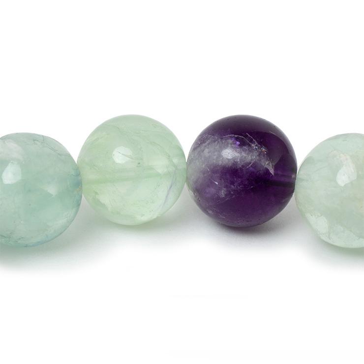 【一点もの】白い羽根状の神秘 エンジェルフェザーフローライト 10mm |  | 04