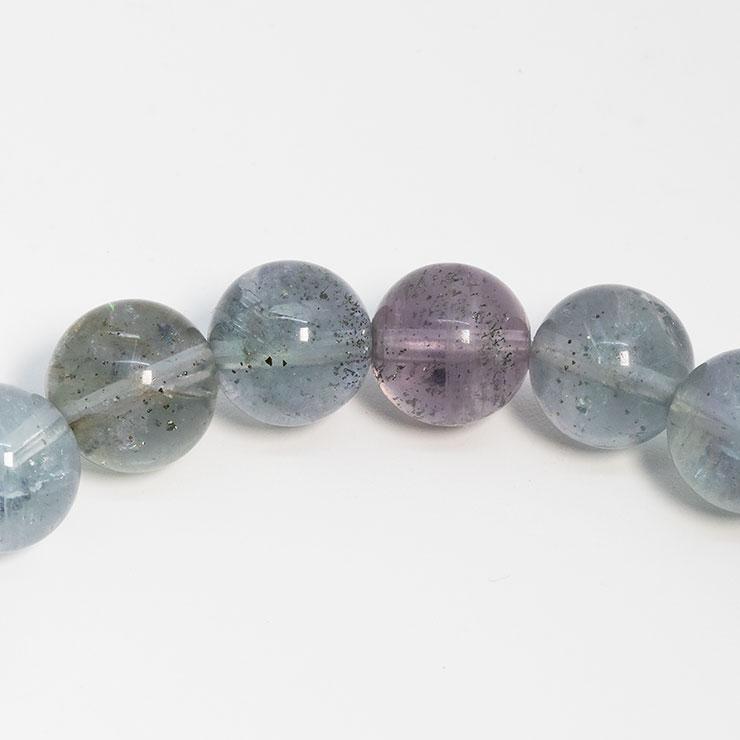 【一点もの】チャルコパイライトインフローライト8mm シンプルブレスレット |  | 04