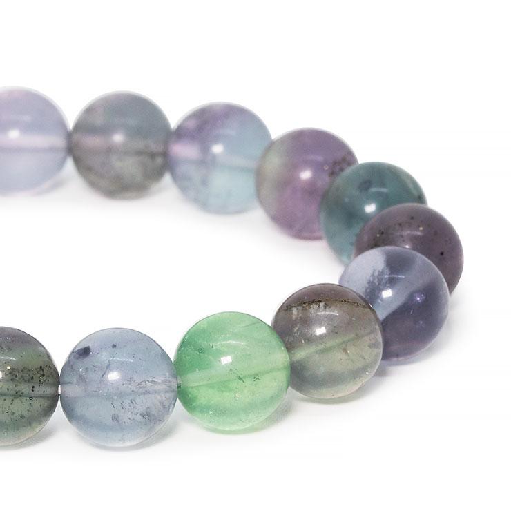 【一点もの】チャルコパイライトインフローライト10mm シンプルブレスレット | 