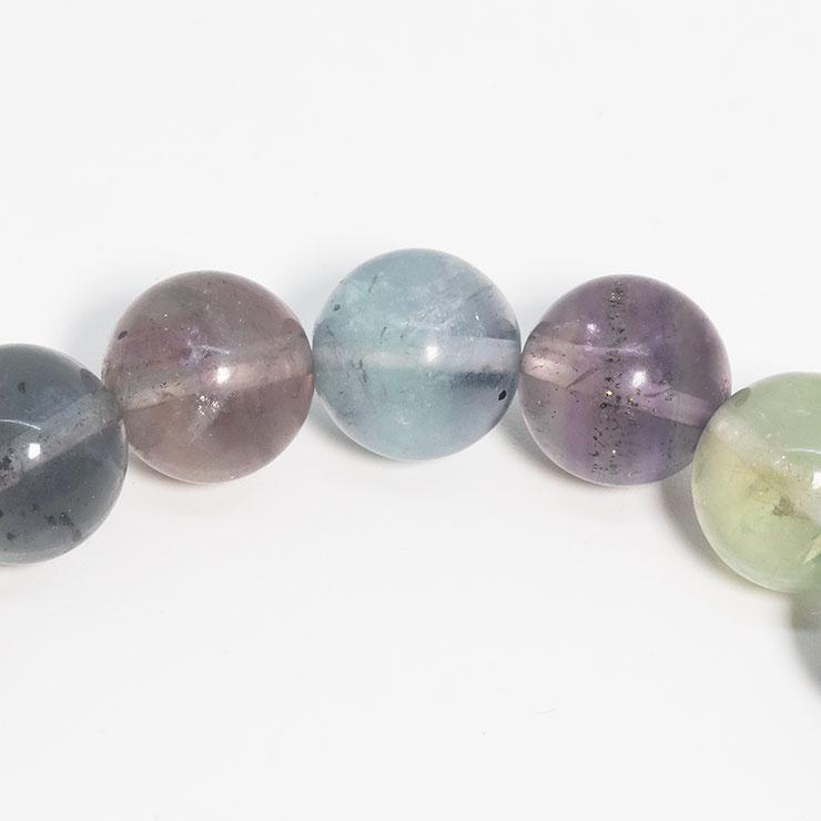 【一点もの】チャルコパイライトインフローライト10mm シンプルブレスレット |  | 04