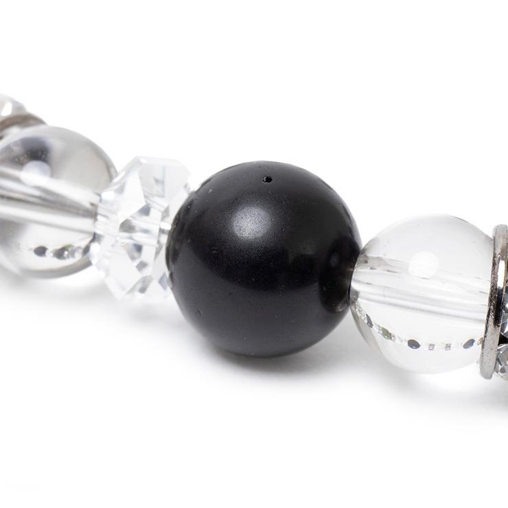 隕石が生み出した天然ガラス【一点もの】宇宙石 デザインブレスレット |  | 09