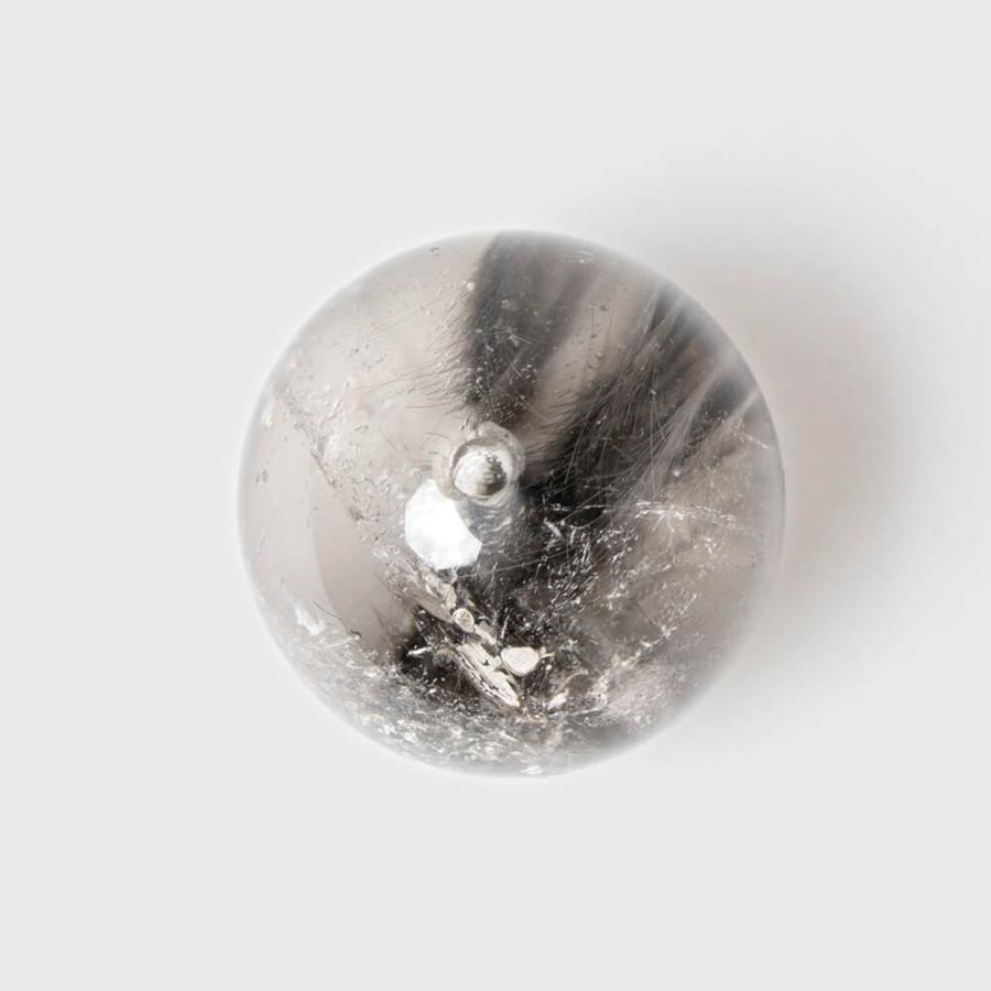 最高品質の白金色ルチル【一点もの】プラチナルチルクォーツ 10mm |  | 01