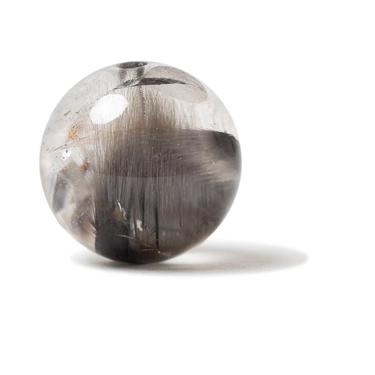 最高品質の白金色ルチル【一点もの】プラチナルチルクォーツ 10mm | 