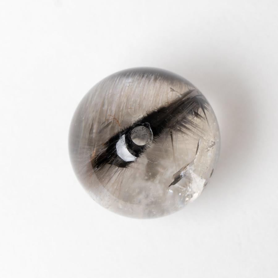 最高品質の白金色ルチル【一点もの】プラチナルチルクォーツ 10mm |  | 02