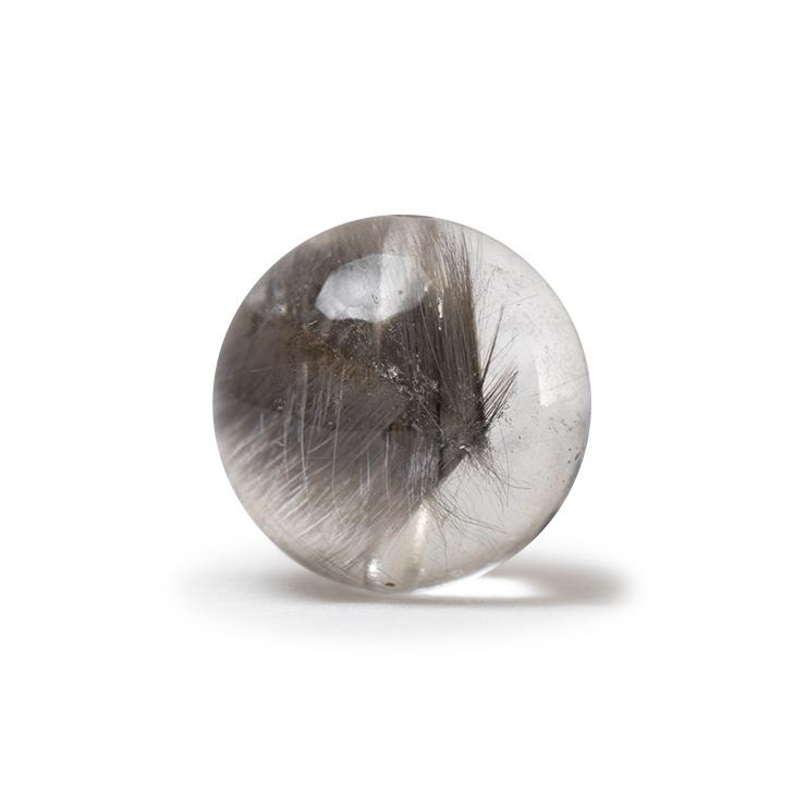 最高品質の白金色ルチル【一点もの】プラチナルチルクォーツ 12mm | 