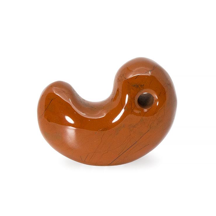 一点もの】勾玉 佐渡赤玉石 25mm【鑑別書付き】 : パスクル - 通販