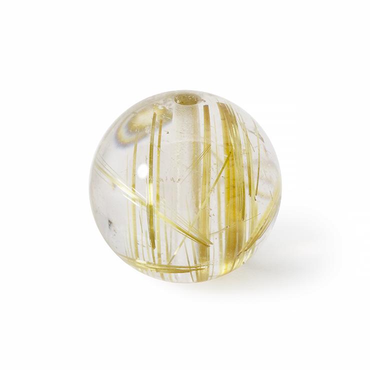 【一点もの】タイチンルチルクォーツ 12mm パワーストーン/天然石/ギフト | 