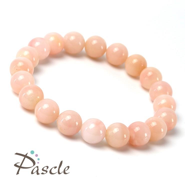 ピンクオパール10mm シンプルブレスレット |  | 01