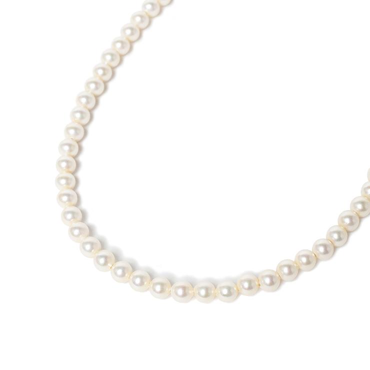 貝パール4mm シンプルネックレス | 