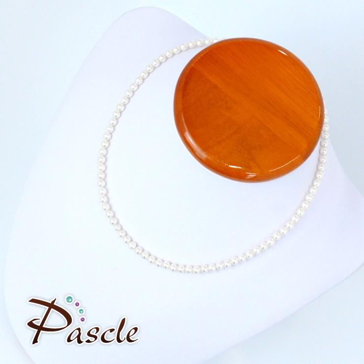 貝パール4mm シンプルネックレス |  | 01