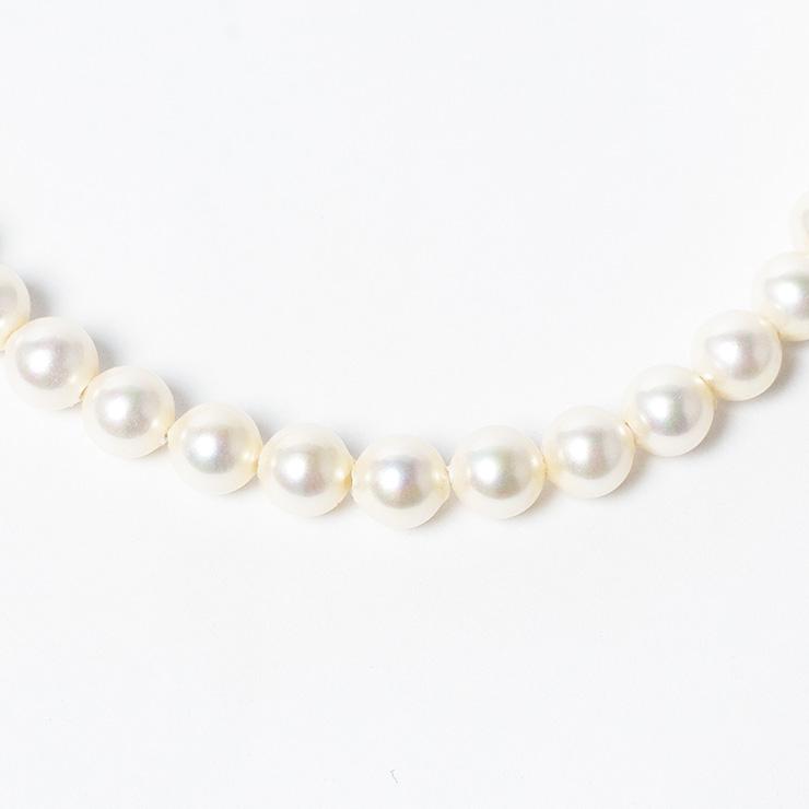 貝パール4mm シンプルネックレス |  | 02