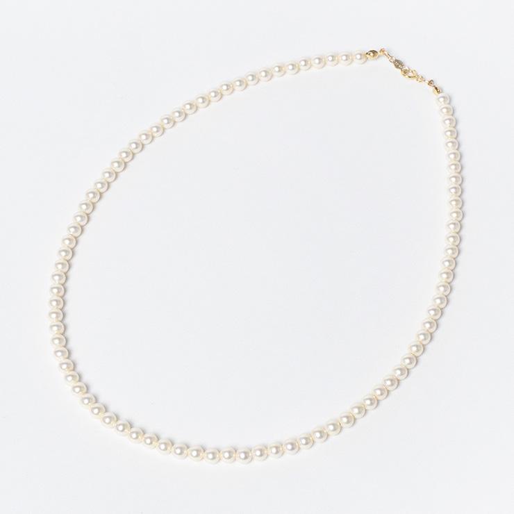 貝パール4mm シンプルネックレス |  | 03