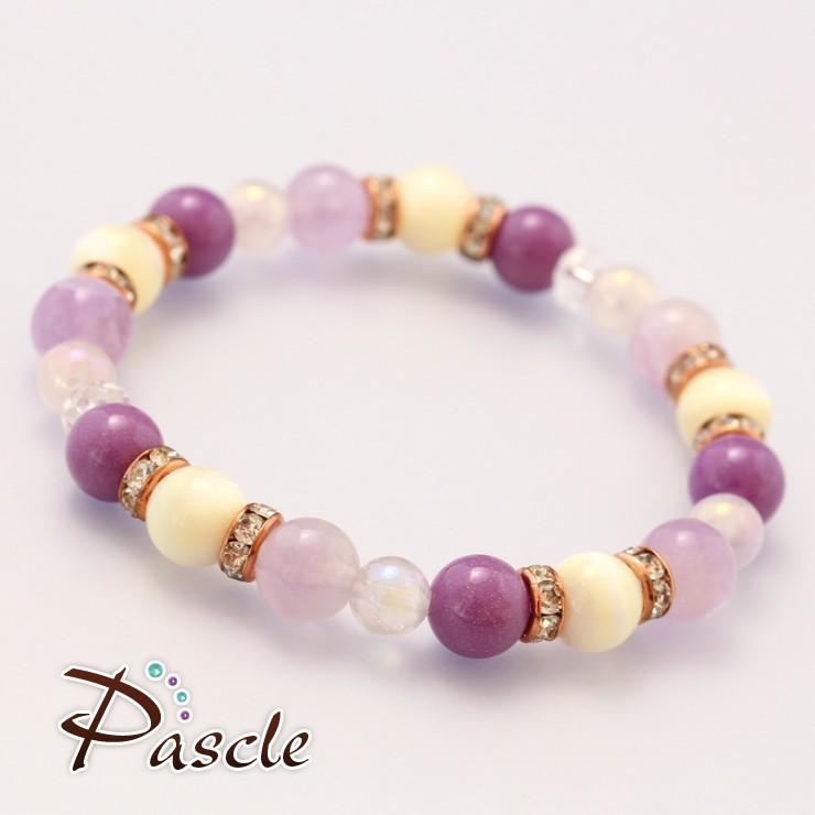 フォスフォシデライト・ラベンダーアメジスト デザインブレスレット |  | 01