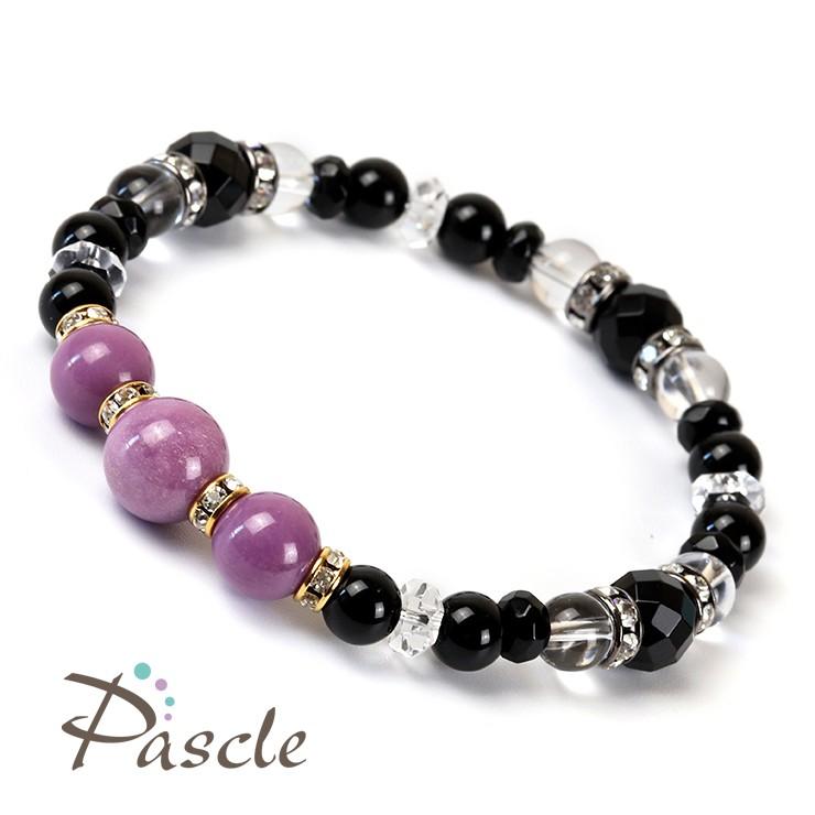 フォスフォシデライト・ブラックオニキス デザインブレスレット |  | 01