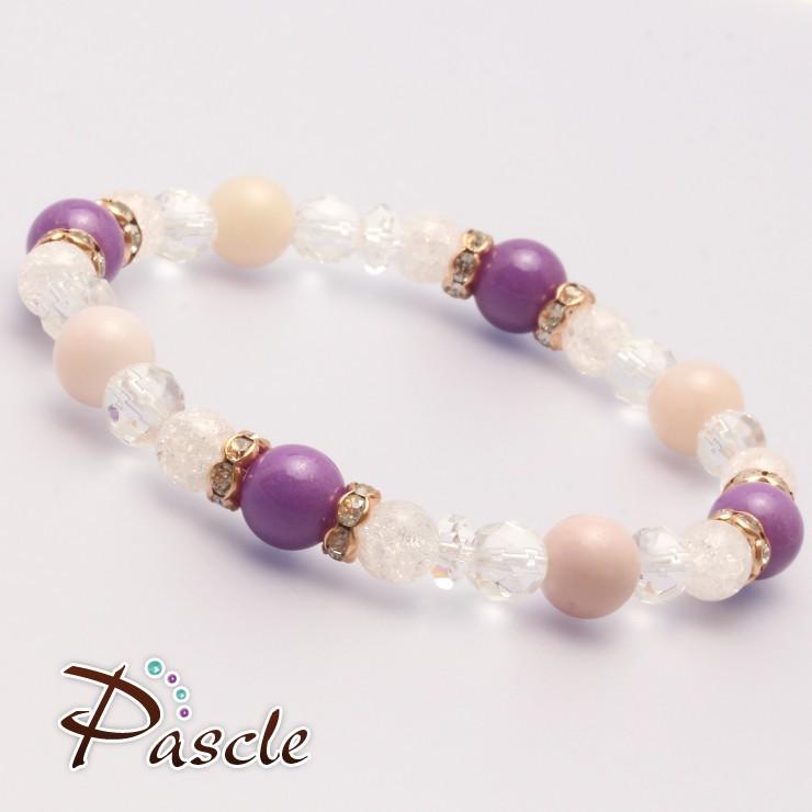 フォスフォシデライト・ピンクオパール デザインブレスレット |  | 01