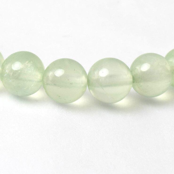 プレナイト6mm シンプルブレスレット |  | 02