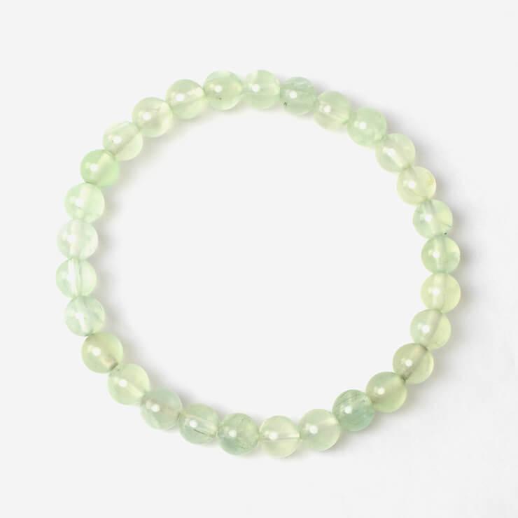 プレナイト6mm シンプルブレスレット |  | 03