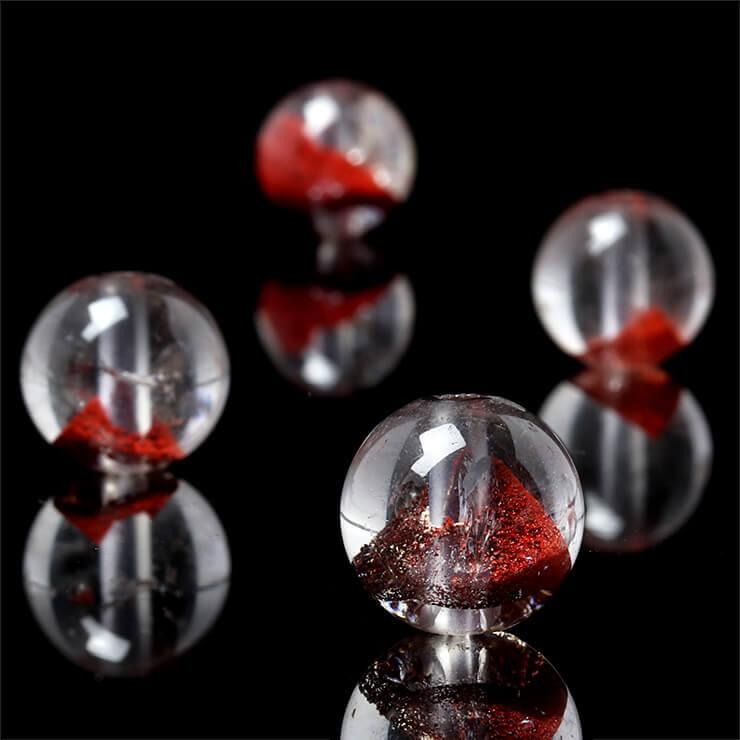 粒売り/バラ売り】レッドファントムクォーツ 8mm : パスクル - 通販