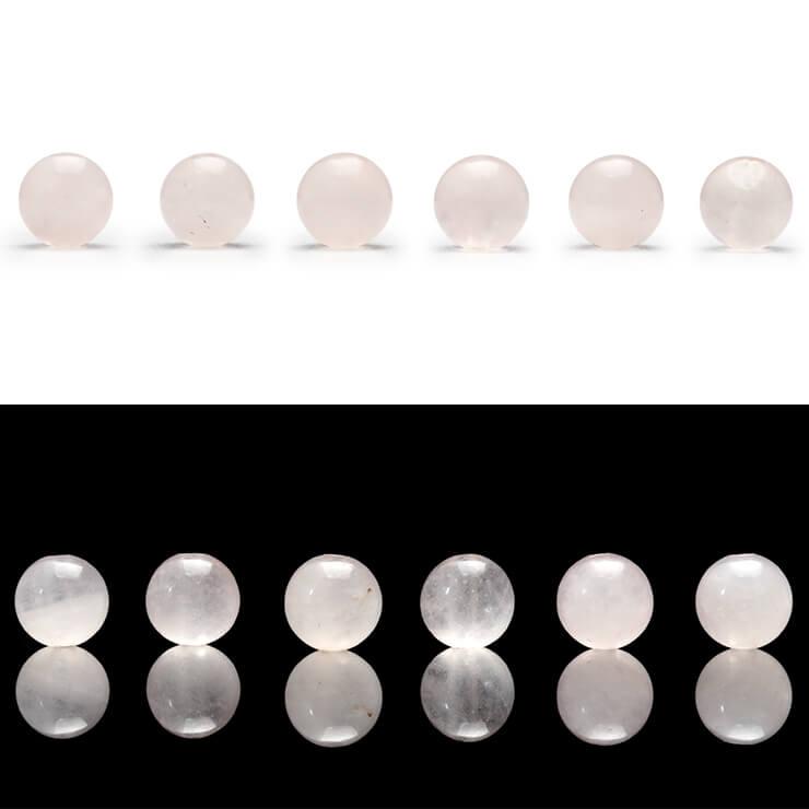 【粒売り/バラ売り】ローズクォーツ 4mm |  | 02