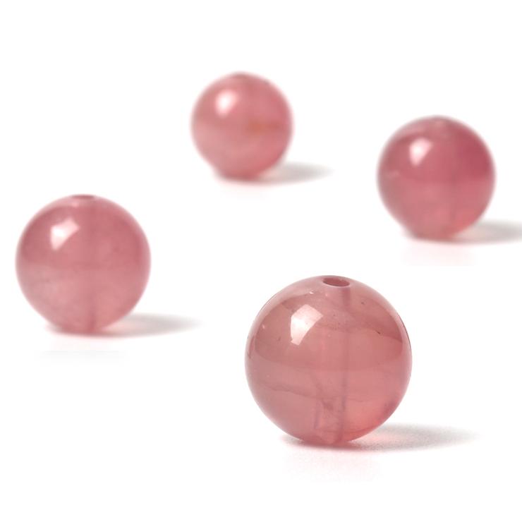 【粒売り/バラ売り】スターディープローズクォーツ 8mm |  | 02