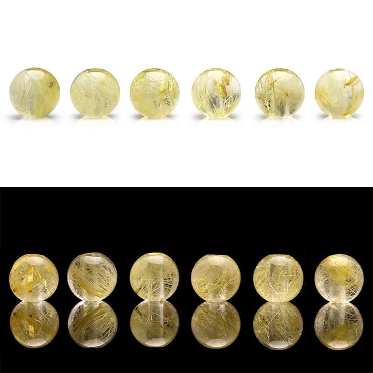 粒売り/バラ売り】ゴールドルチルクォーツ 4mm : パスクル - 通販 