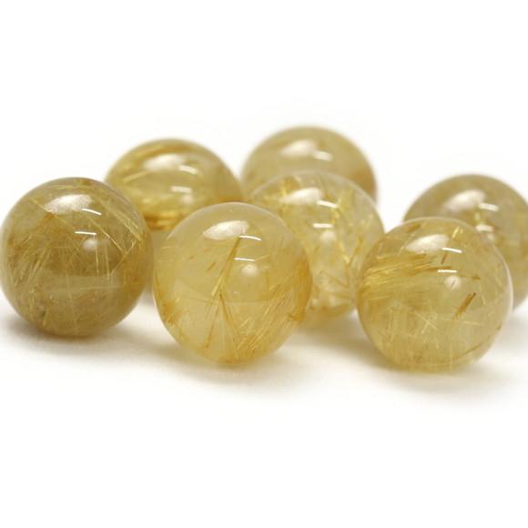 粒売り/バラ売り】ゴールドルチルクォーツ 12mm : パスクル - 通販