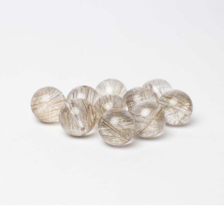 粒売り/バラ売り】シルバールチルクォーツ 12mm : パスクル