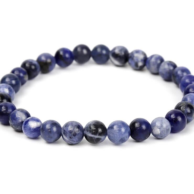 ソーダライト6mm シンプルブレスレット |  | 02