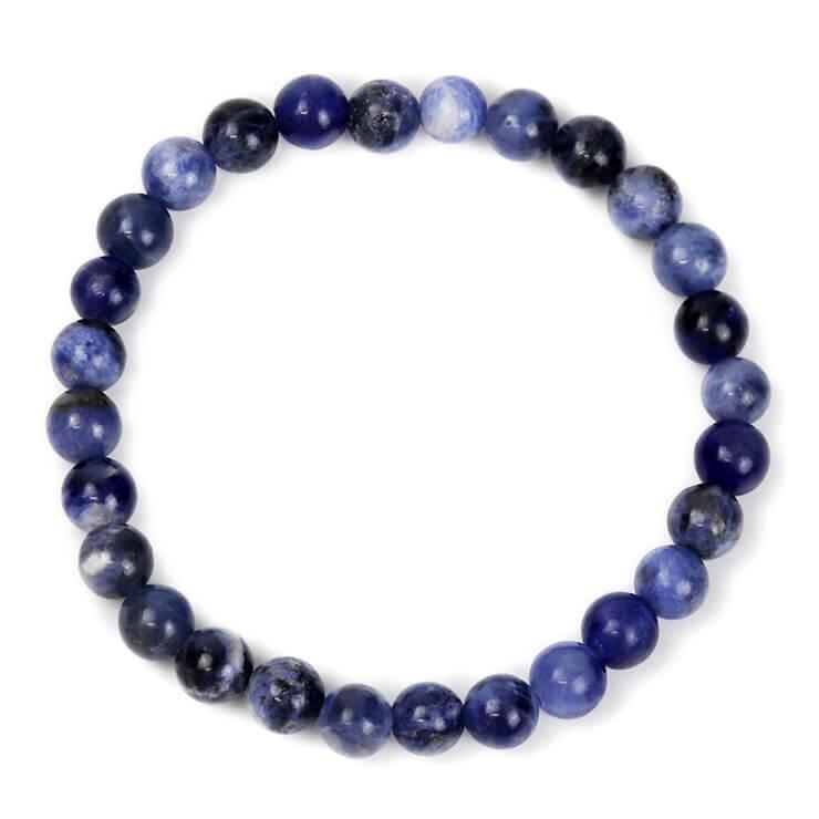 ソーダライト6mm シンプルブレスレット |  | 03