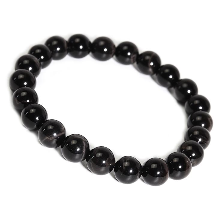 ブラックタイガーアイ8mm シンプルブレスレット | 