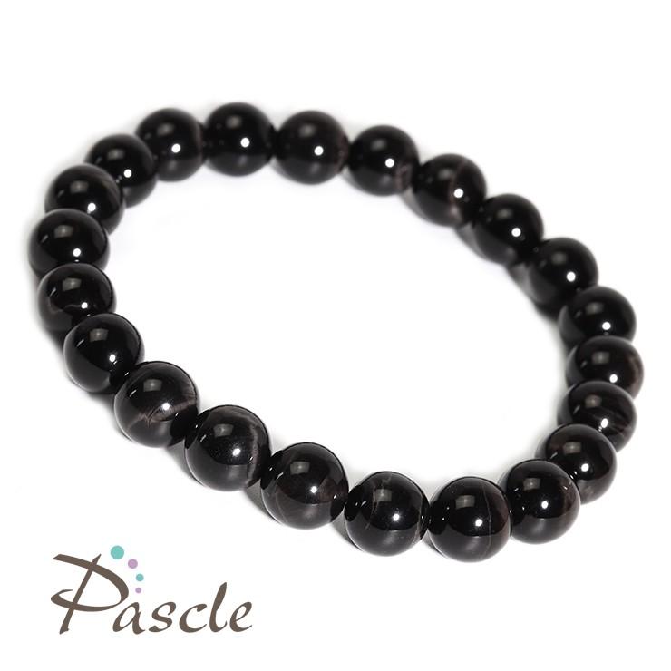 ブラックタイガーアイ8mm シンプルブレスレット |  | 01