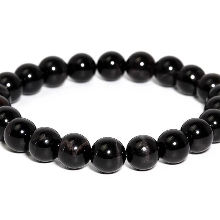 ブラックタイガーアイ8mm シンプルブレスレット |  | 02