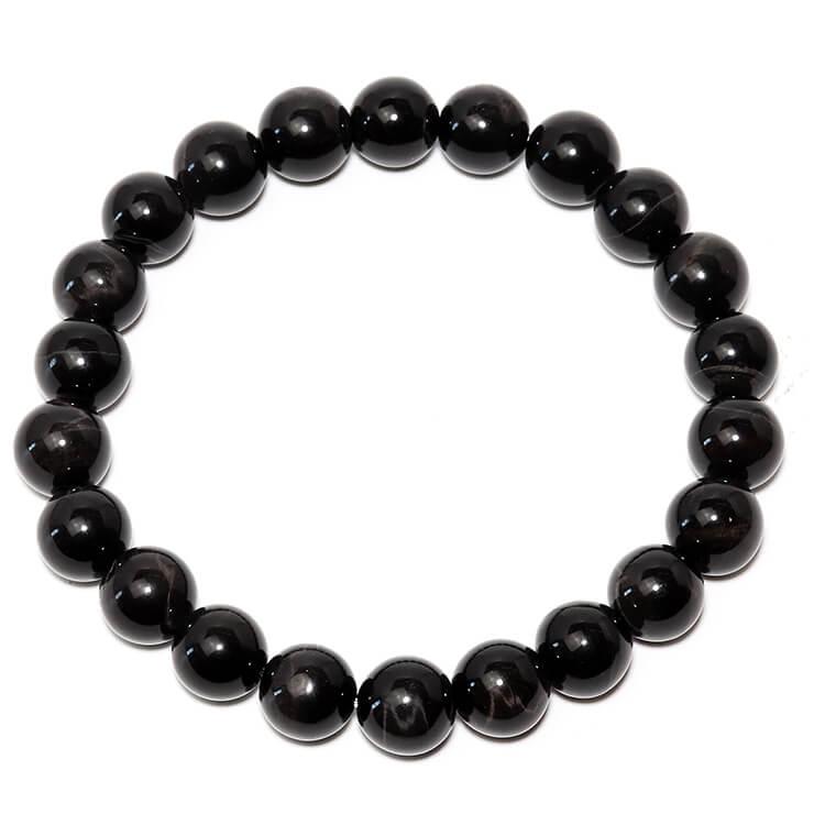 ブラックタイガーアイ8mm シンプルブレスレット |  | 03
