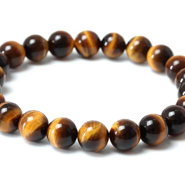 イエロータイガーアイ8mm シンプルブレスレット |  | 02