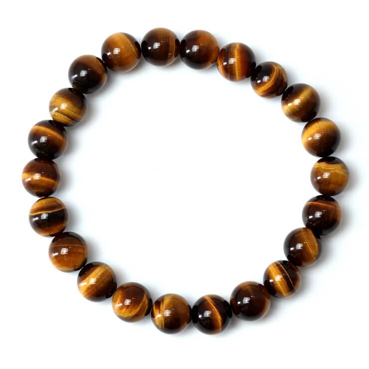 イエロータイガーアイ8mm シンプルブレスレット |  | 03
