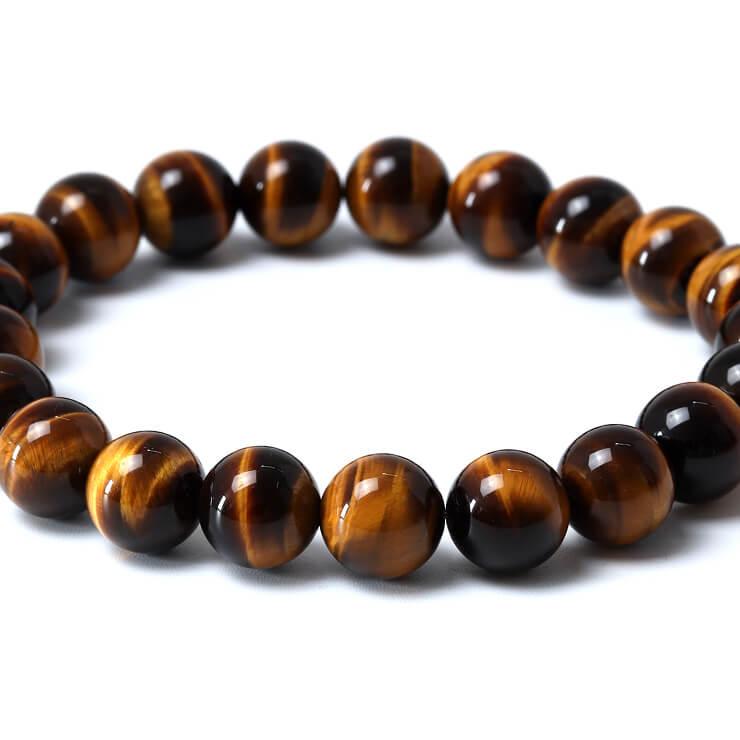イエロータイガーアイ10mm シンプルブレスレット |  | 02