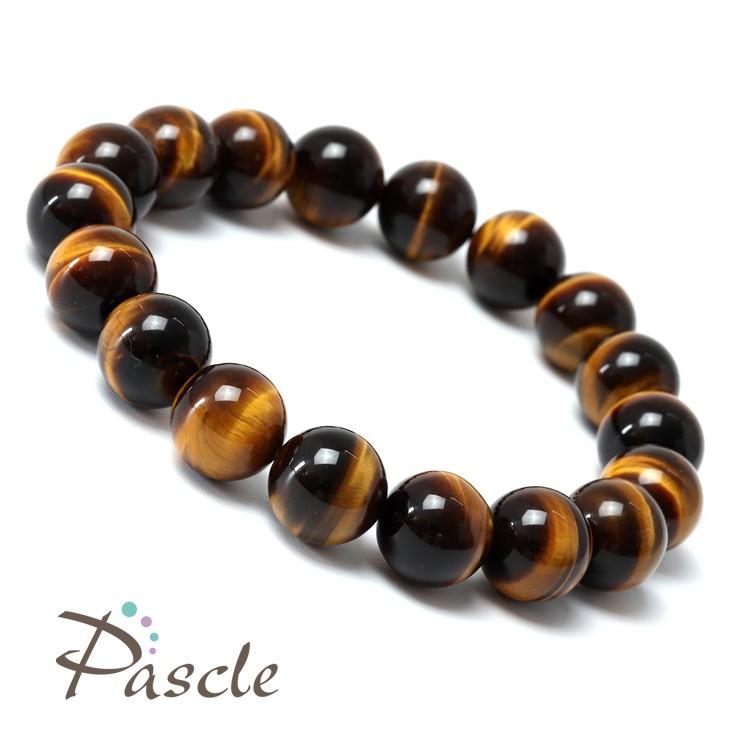 イエロータイガーアイ12mm シンプルブレスレット |  | 01