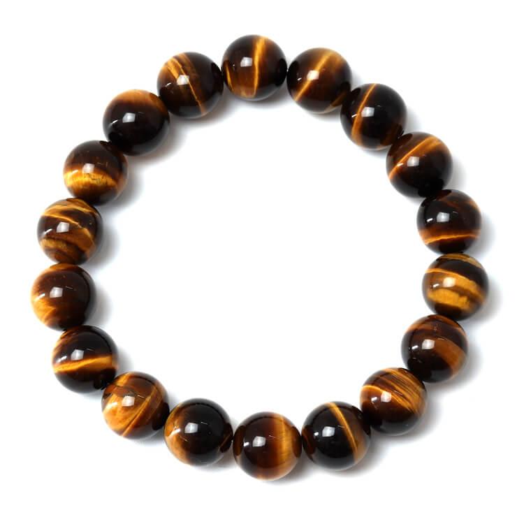 イエロータイガーアイ12mm シンプルブレスレット |  | 03