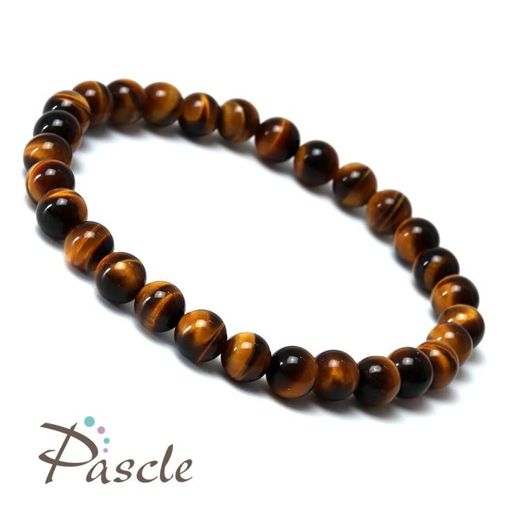 イエロータイガーアイ6mm シンプルブレスレット |  | 01