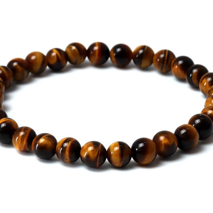 イエロータイガーアイ6mm シンプルブレスレット |  | 02