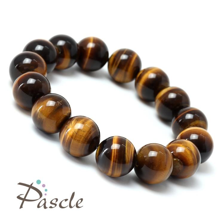 イエロータイガーアイ16mm シンプルブレスレット |  | 01