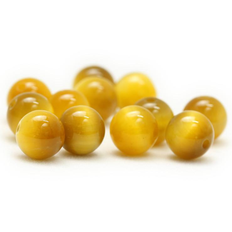 【粒売り/バラ売り】ゴールデンタイガーアイ 8mm |  | 01