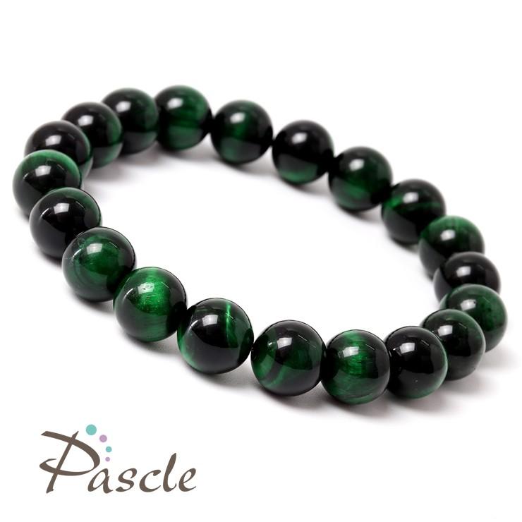 グリーンタイガーアイ10mm シンプルブレスレット |  | 01