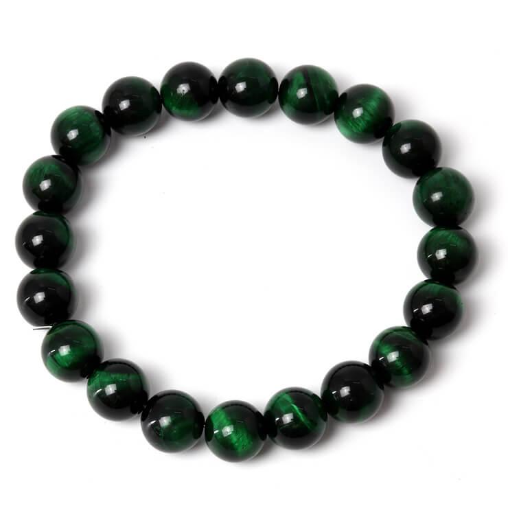 グリーンタイガーアイ10mm シンプルブレスレット |  | 03