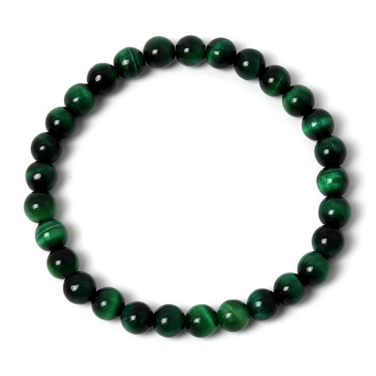 グリーンタイガーアイ6mm シンプルブレスレット |  | 03